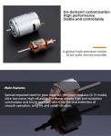 Faradyi Customized Double Shaft 12v BLDC Brushless 20000rpm Motor For Home