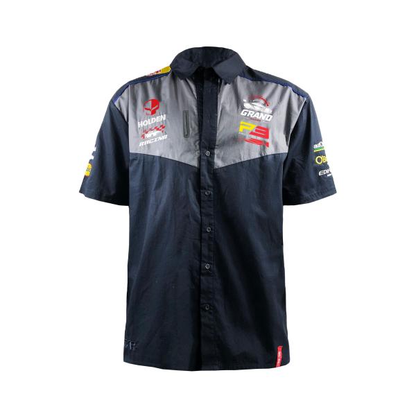Customized Logo Warmth Cotton Poplin Printing Embroidered Button Up Shirt for