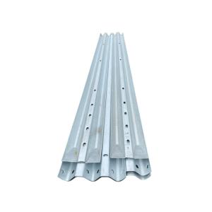 Wholesale Roadway Safety Galvanized W Beam Highway Guardrail with 4X4 Square Pipe Metal Fence Post from china suppliers