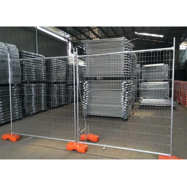 Sliver W3m Temporary Crowd Control Barriers 75*75mm Mesh Hole