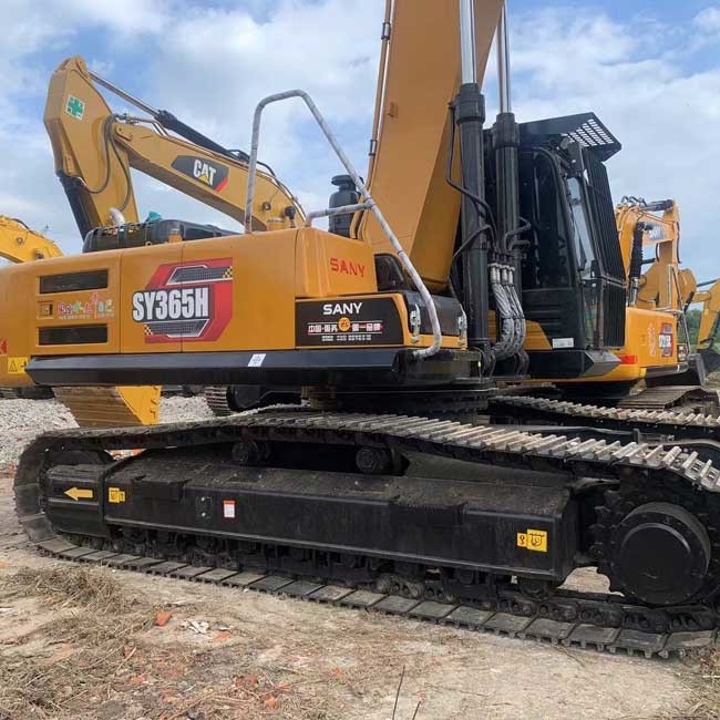 Used Excavator 1.9m³ Bucket Capacity SANY SY365H Large Crawl Excavator