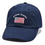 Custom American Flag Embroidered Baseball Caps 6 Panel Casual Baseball Cap