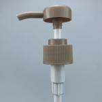 Brown Lotion Dispenser Pump PP 24MM Spray Bottle Pump