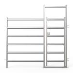 Heavy Duty Cow Fence Panels - 6 Bar Cattle Rail 1.8m High for Au