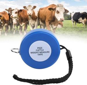 Wholesale Blue Case Cattle Weight Measuring Tape For Farm 2.5m × 14mm Size from china suppliers