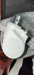Hospital Bed Parts Medical Caster 5 Inch Mute Plastic Wheel With Brake ABS Outer