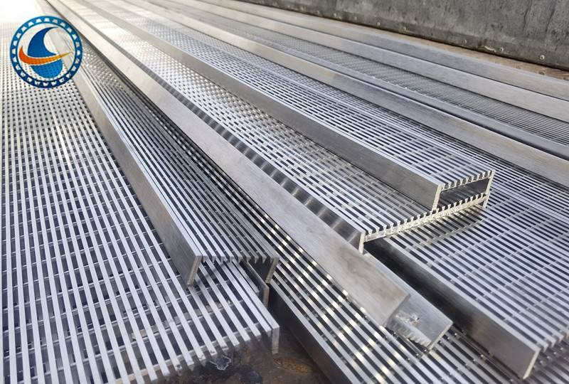 Straight Grating Wedge Wire Screen Panel Stainless Steel 316l 3mm Slot