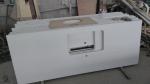 Decorative White Quartz Kitchen Countertops , Solid Surface Kitchen Countertops