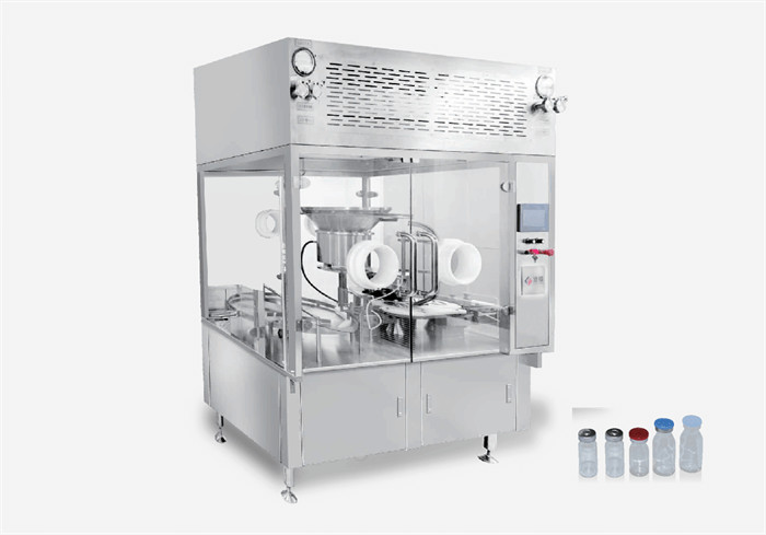 50-500 Ml Screw Capping Machine With Constant Pressure Self Weight Filling Structure