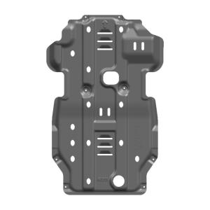 Wholesale Nissan Navarra 3D Engine Gearbox Guard Exhaust Pipe Protection Skid Plates Sets in Black from china suppliers