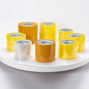 Wholesale 90mic Shipping Sealing Transparent Bopp Packing Adhesive Tape Tightly Wound from china suppliers