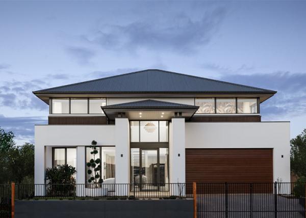 High-quality ultra modern prefab homes in light gauge steel frame home building