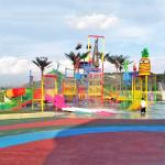 ISO9001outdoor Water Play Areas Outside Water Park With Plastic Foam