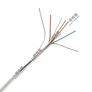 Wholesale 6 Cores Exact Cables 6x0.22mm2 Shielded Stranded CCA Alarm Cable with PVC Insulation from china suppliers