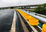 Yellow Barrel Hot Galvanized Beam Column Safety Highway Barrier
