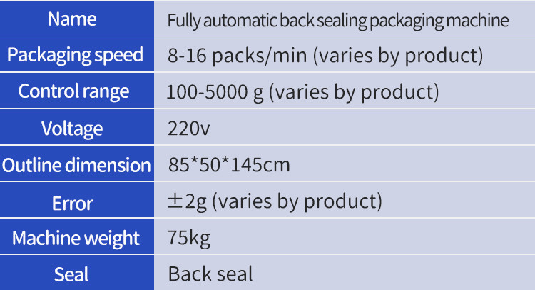 Automatic Vacuum Packaging Machine For Food Chemical Meat Products Dried Fruit Particles