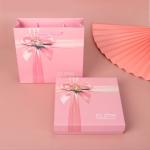 Custom Chocolate Gift Box with Inset Birthday Wedding CDandy Cookie Paper