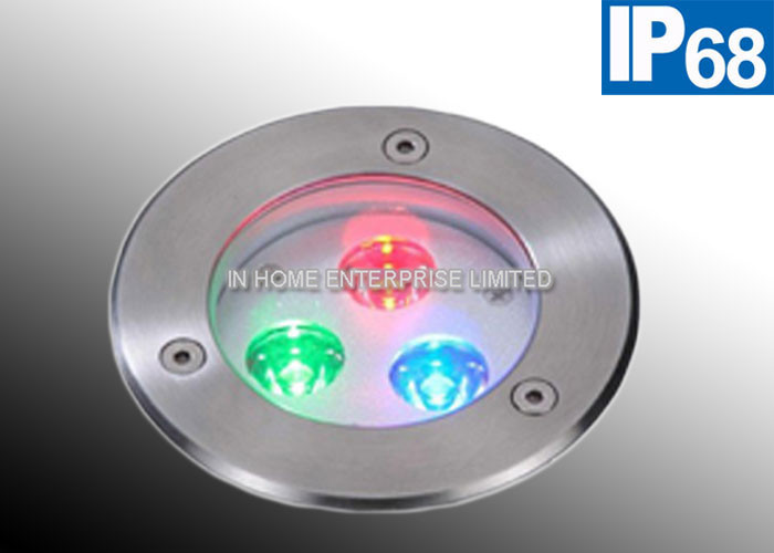 3w One Side Emitting In Ground Led Lights Stainless Steel For Landscape Garden