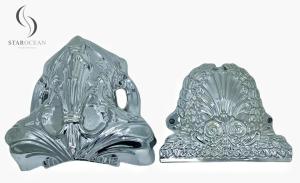 Wholesale Silver Plating High-Strength Metal Coffin Accessories For Funeral Ornamentation18# from china suppliers