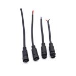 Black Circular Male Female Screw Connector IP67 Nylon Industrial