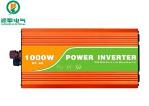 Wholesale Orange High Frequency Pure Sine Wave Inverter 12V 220V 1000W With Dual AC Outlets from china suppliers