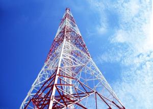 Wholesale Painted Steel Structure Tower For Communication 20m - 180m Tower Height from china suppliers