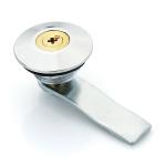 Electrical Cabinet Cylinder Cam Lock , Wear Resistant Slotted Cam Lock