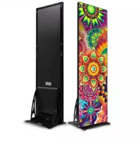 Wholesale Indoor Full Color P2.5 high Bightness 2500cd/㎡ Floor Standing LED Poster Screens from china suppliers