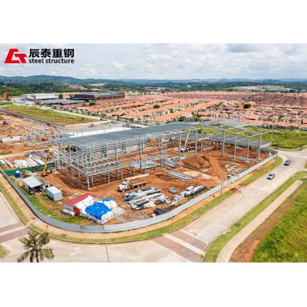 Prefab Metal Building Construction Weather Resistant Steel Constructed Buildings