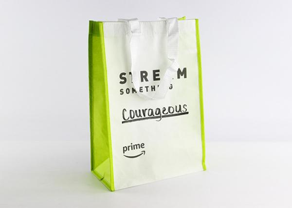 RPET Large Non Woven Tote Bag Polypropylene Reusable Shopping Bags With