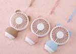 Handy desk led light fan / usb hand press mini rechargeable table fan