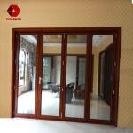 Top Windows Aluminium Folding Door , Aluminum Double Glass Bifold Door