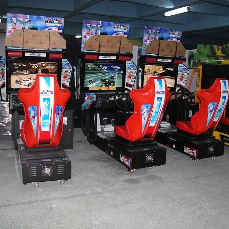 Customized Metal acrylic plastic Racing Simulator Rig for 3D Car Racing Game Machine