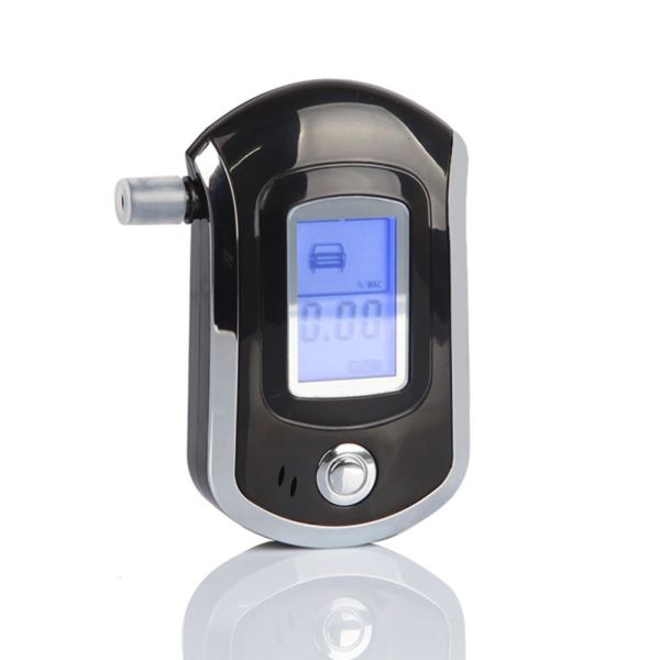 At6000 Backlight LCD Digital Breath Alcohol Tester For Professional Drive Safety