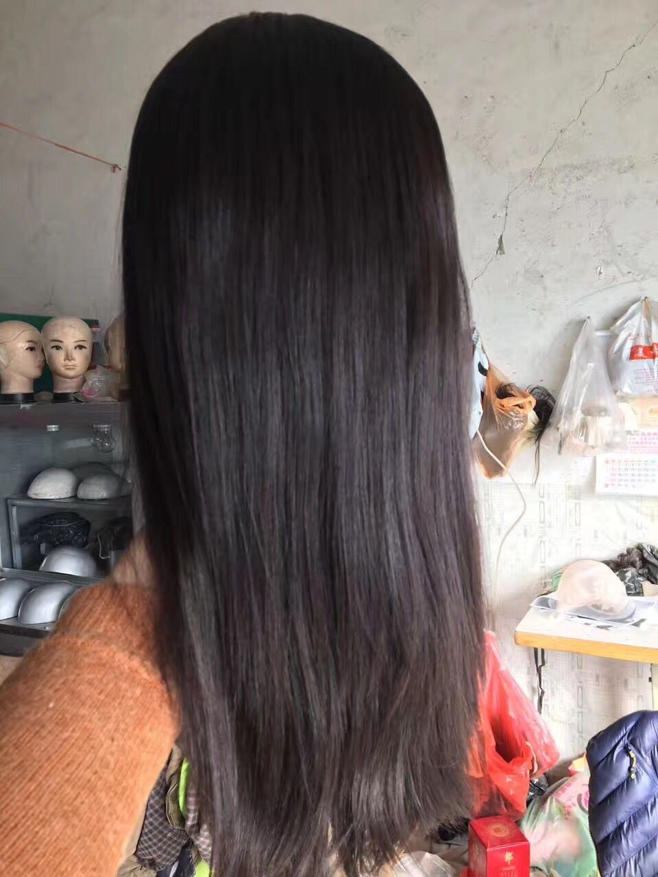 19 Inches Silky Straight Jewish Wigs Eueropean Virgin Hair all the Hair Length