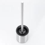 Bathroom Round TPR Toilet Bowl Cleaning Brush With Holder Free Standing