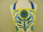 Ladies Apron, Kitchen Apron, Full Cooking Apron, Yellow Apron, Apron With