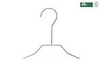 Betterall Hotel Use Black Coated Polished Chrome Wire Hangers for Laundry
