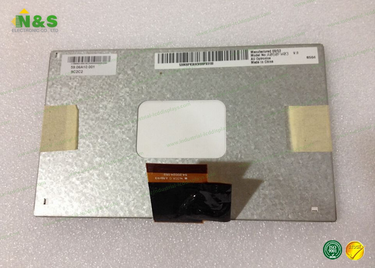 A060FW03 V0 portable AUO LCD Panel 132.48×75.072 mm Active Area