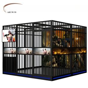 Wholesale Dreamland 9d simulator shooting game machine 4 players vr room vr arcade zombie shooting game machine from china suppliers