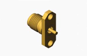 Wholesale K Series 2.92mm Brass Female Flange Mount RF Connector with Microstrip from china suppliers
