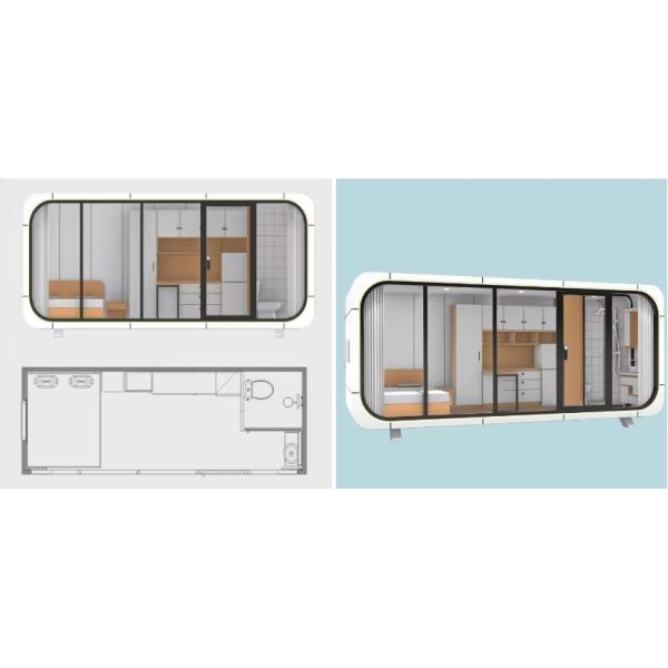 High Quality New Design Apple Cabin House For Overnight Traveller