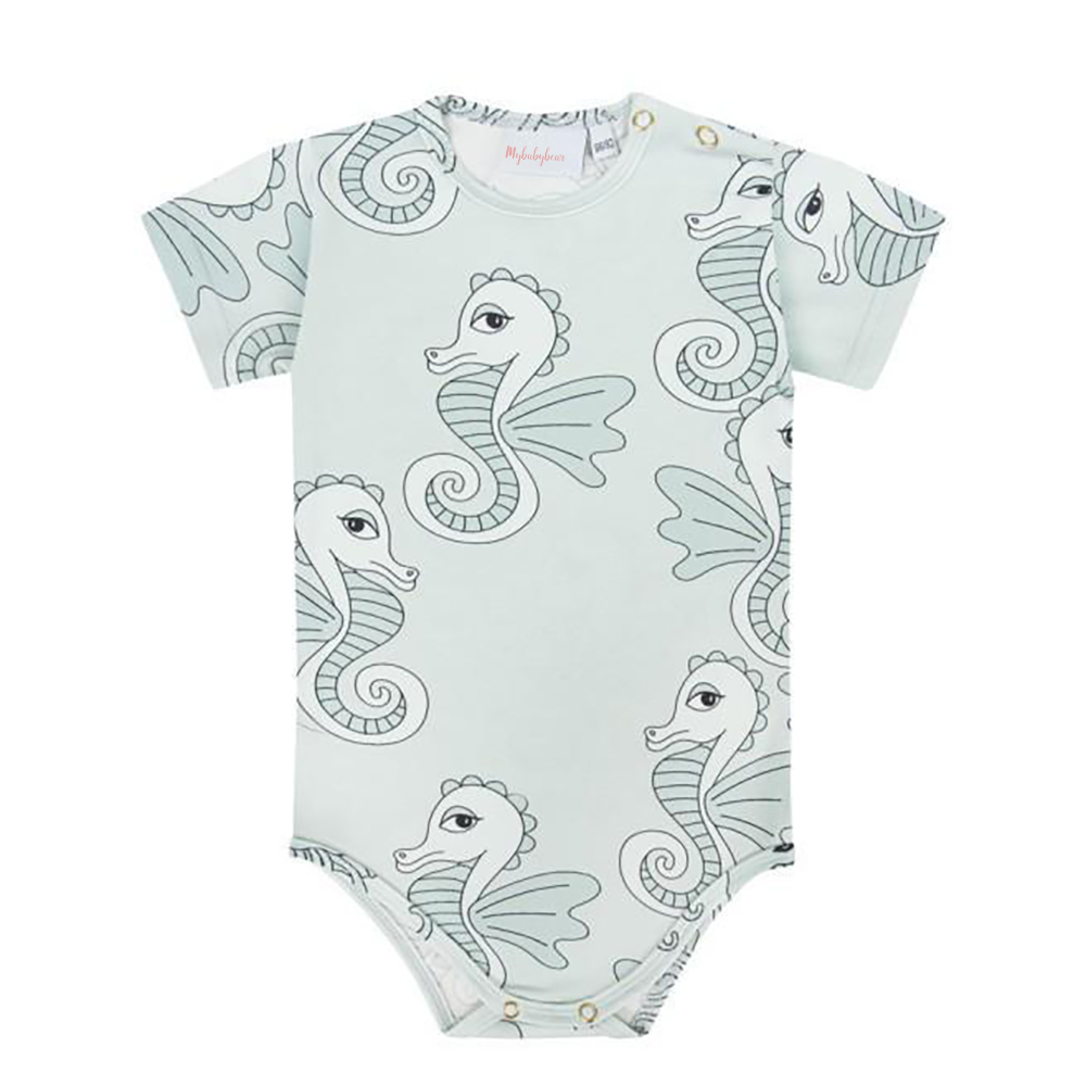 2023 Infant Toddler Clothes Custom Short Sleeve Baby Summer Rompers Baby Rompers