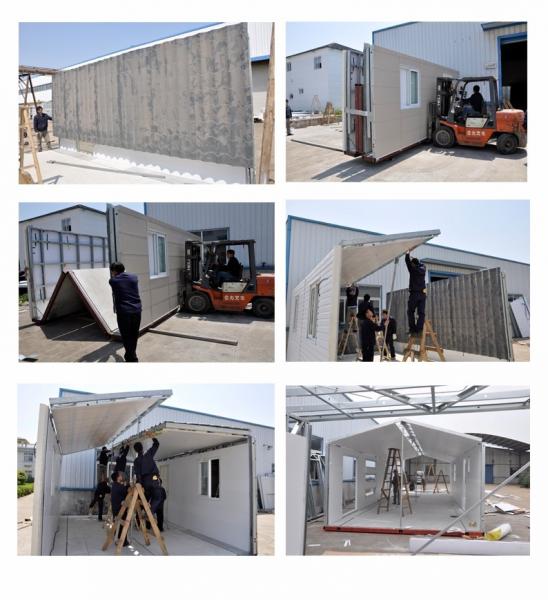Light Steel Moisture-proof Prefab Mobile Homes / Yellow Mobile Manufactured Homes