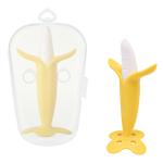 Soft Training Silicone Baby Brush Colorful With Base / Small Head Lightweight