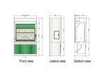 Adjustable All Steel / Stainless Steel Fume Hood With Oval Shaped PP Cup Sink