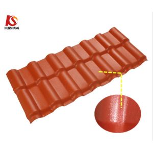UV Resistant Overlap Spanish Roof Tile with Noise Reduction