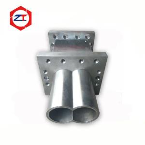 Wholesale 50mm Screw Barrel Of Double Twin Screw Extruder Parts 45# / A101 Material For Plastic Pellet Making Machine from china suppliers