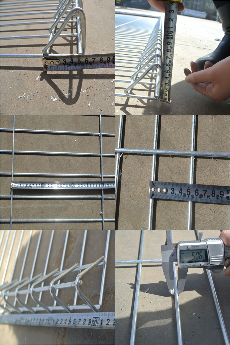 hot dipped galvanized BRC welded mesh panel fencing, roll top fence, decorative public park fence