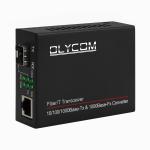 Gigabit Fiber Media Converter SFP Optical Fiber To RJ45 Converter